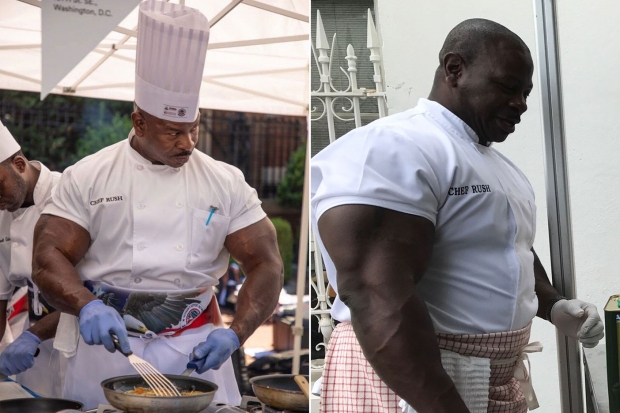 백악관서 요리하는 근육질 남성 화제…정체는 육군 최고 요리사.jpg