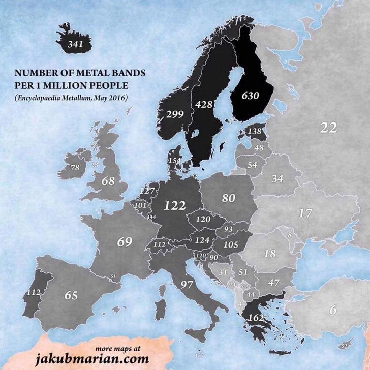 유럽 1백만명당 메탈밴드 수 스칸디나비아.jpg