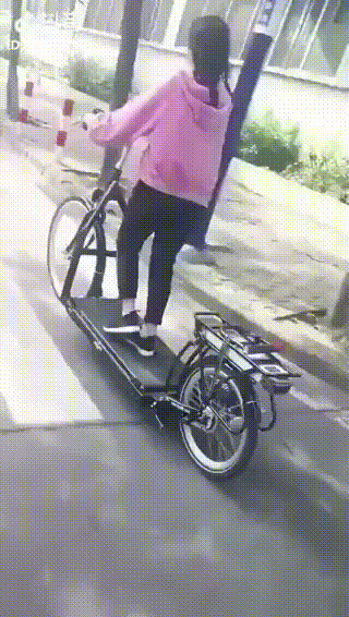 중국 자전거근황.gif