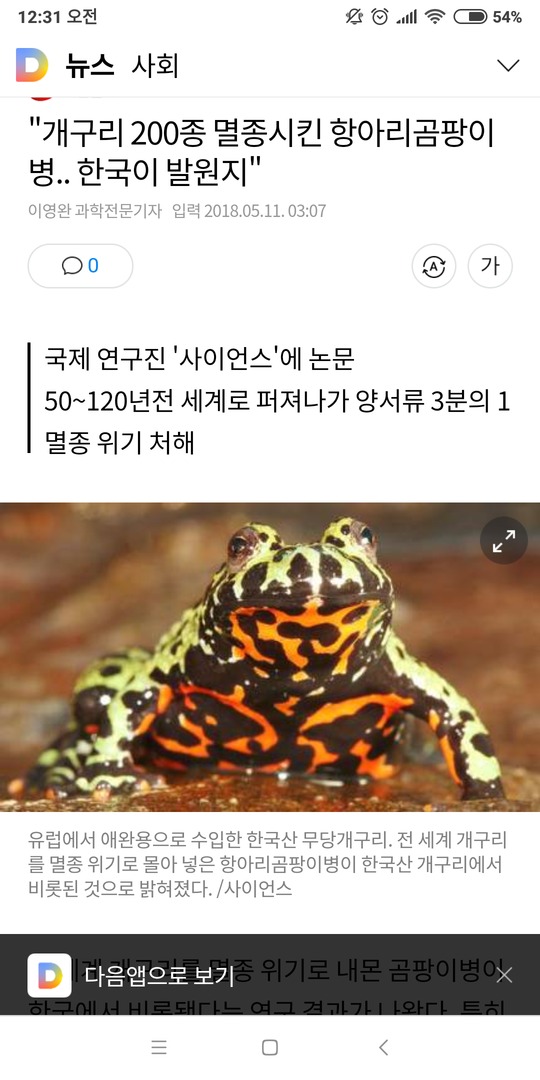 한국 개구리의 어마어마한 파괴력1.jpg